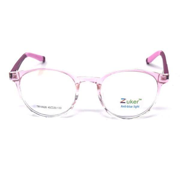 Round Clear Pink White Frame – Kids tr 10526