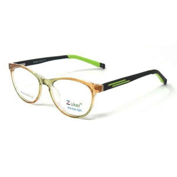 Cat Eye Shine Brown Green Frame – Kids tr 10530