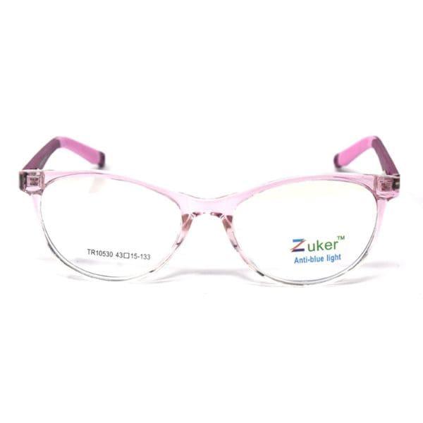 Cat Eye Clear Pink White Frame – Kids tr 10530