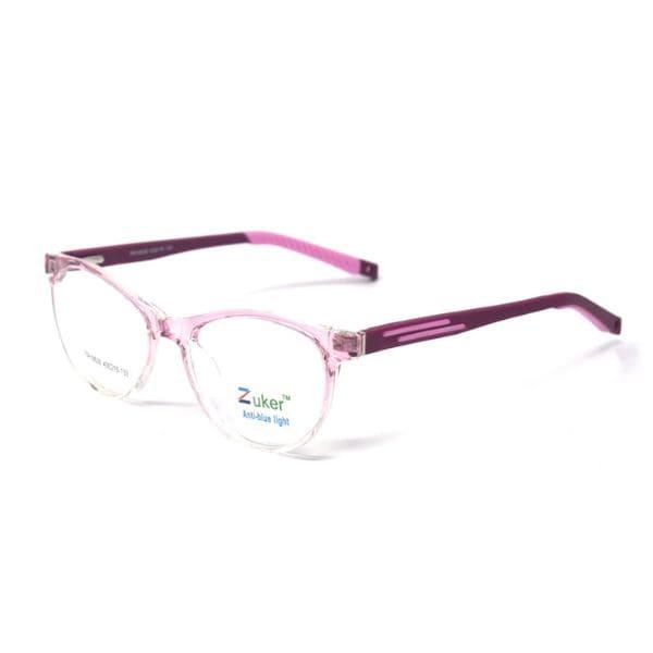 Cat Eye Clear Pink White Frame – Kids tr 10530