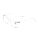 Cat-Eye Clear White Frame – TR 232422