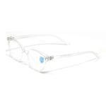 Cat-Eye Clear White Frame – TR 232425