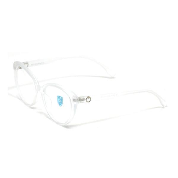 Cat-Eye Matt White Frame – TR 232426
