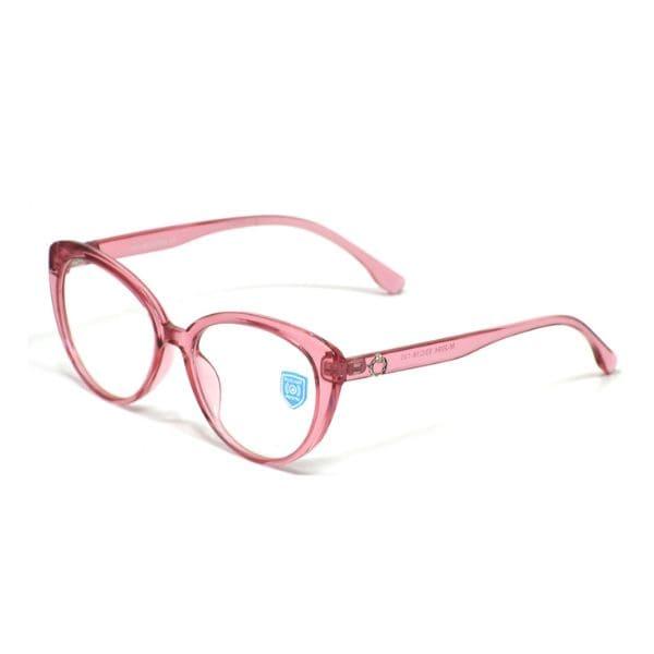 Cat-Eye Clear Pink Frame – TR 232426