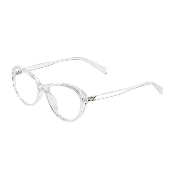 Cat-Eye Clear White Frame – TR 232430