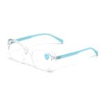 Cat-Eye Clear White Blue  Frame – TR 232430