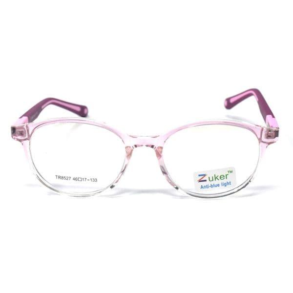 Round Clear Pink White Frame – Kids tr 8527