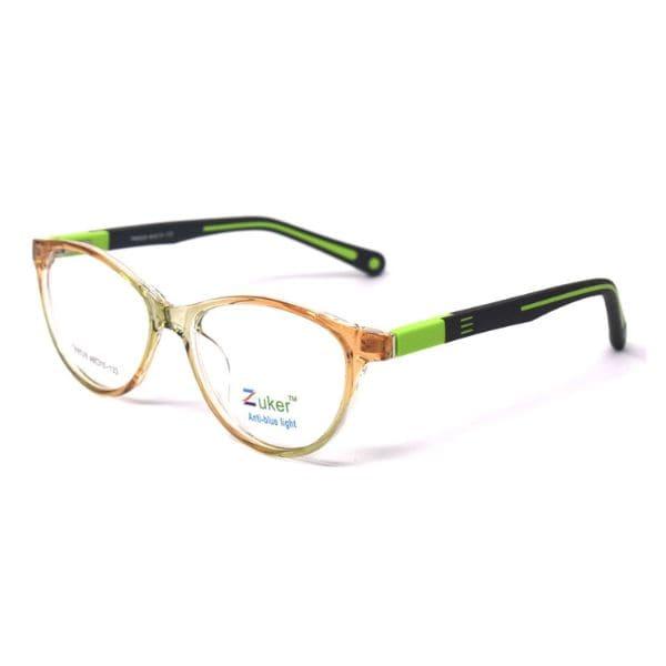 Cat Eye Shine Brown Green Frame – Kids tr 8528