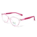 Cat Eye Clear Pink Frame – Kids tr 8528