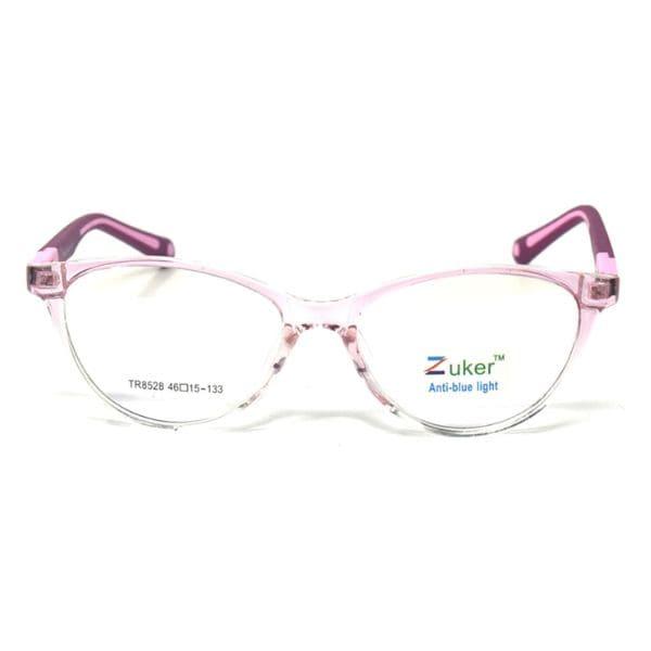 Cat Eye Clear Pink White Frame – Kids tr 8528