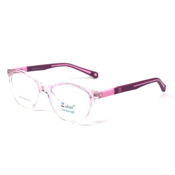 Cat Eye Clear Pink White Frame – Kids tr 8528