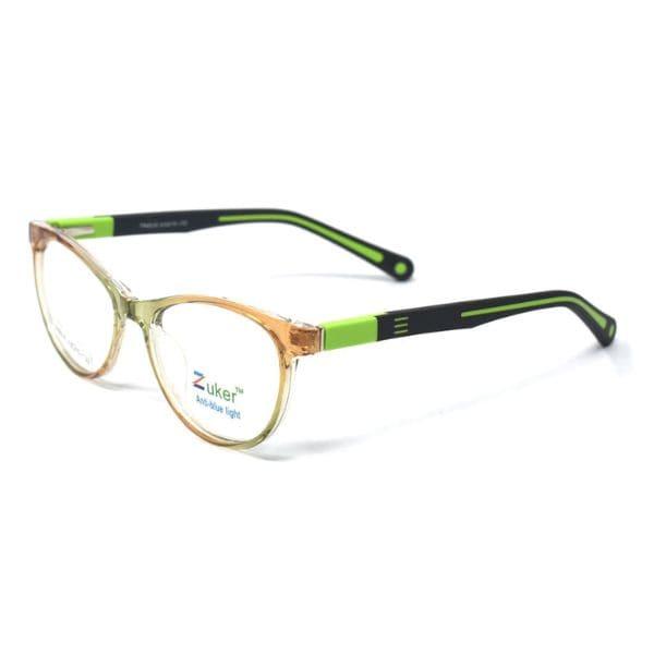 Cat Eye Shine Brown Green Frame – Kids tr 8530