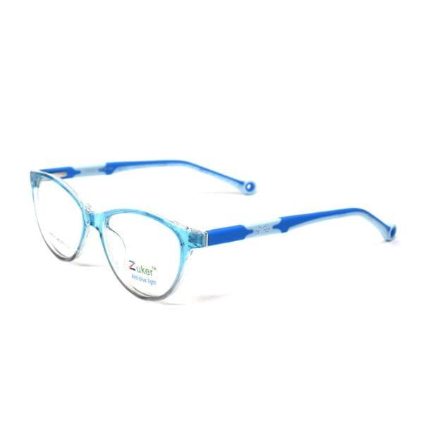 Cat Eye Shine Blue Gun Frame – Kids tr 9528