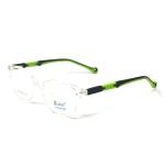 Cat Eye Clear White Frame – Kids tr 9528