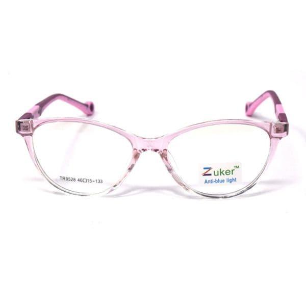 Cat Eye Clear Pink White Frame – Kids tr 9528