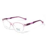 Cat Eye Clear Pink White Frame – Kids tr 9528