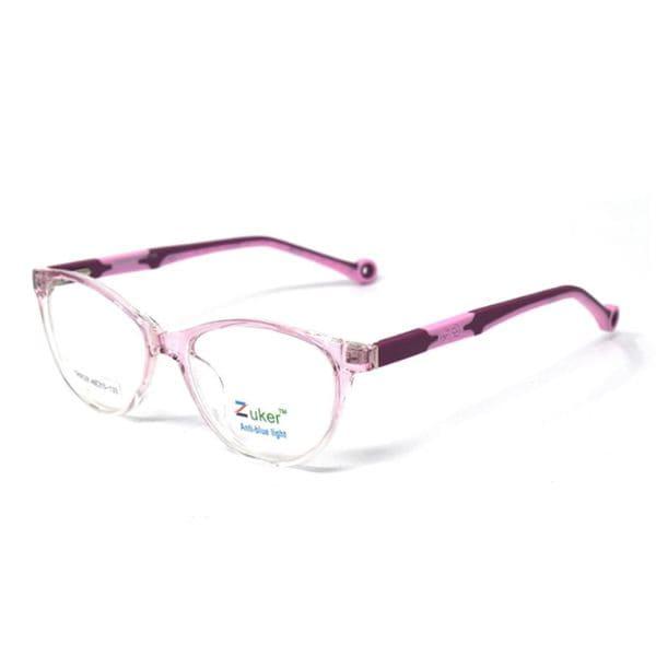 Cat Eye Clear Pink White Frame – Kids tr 9528