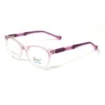 Cat Eye Clear Pink White Frame – Kids tr 9530