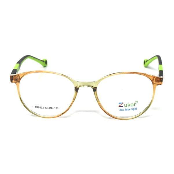 Round Shine Brown Green Frame – Kids tr 9532